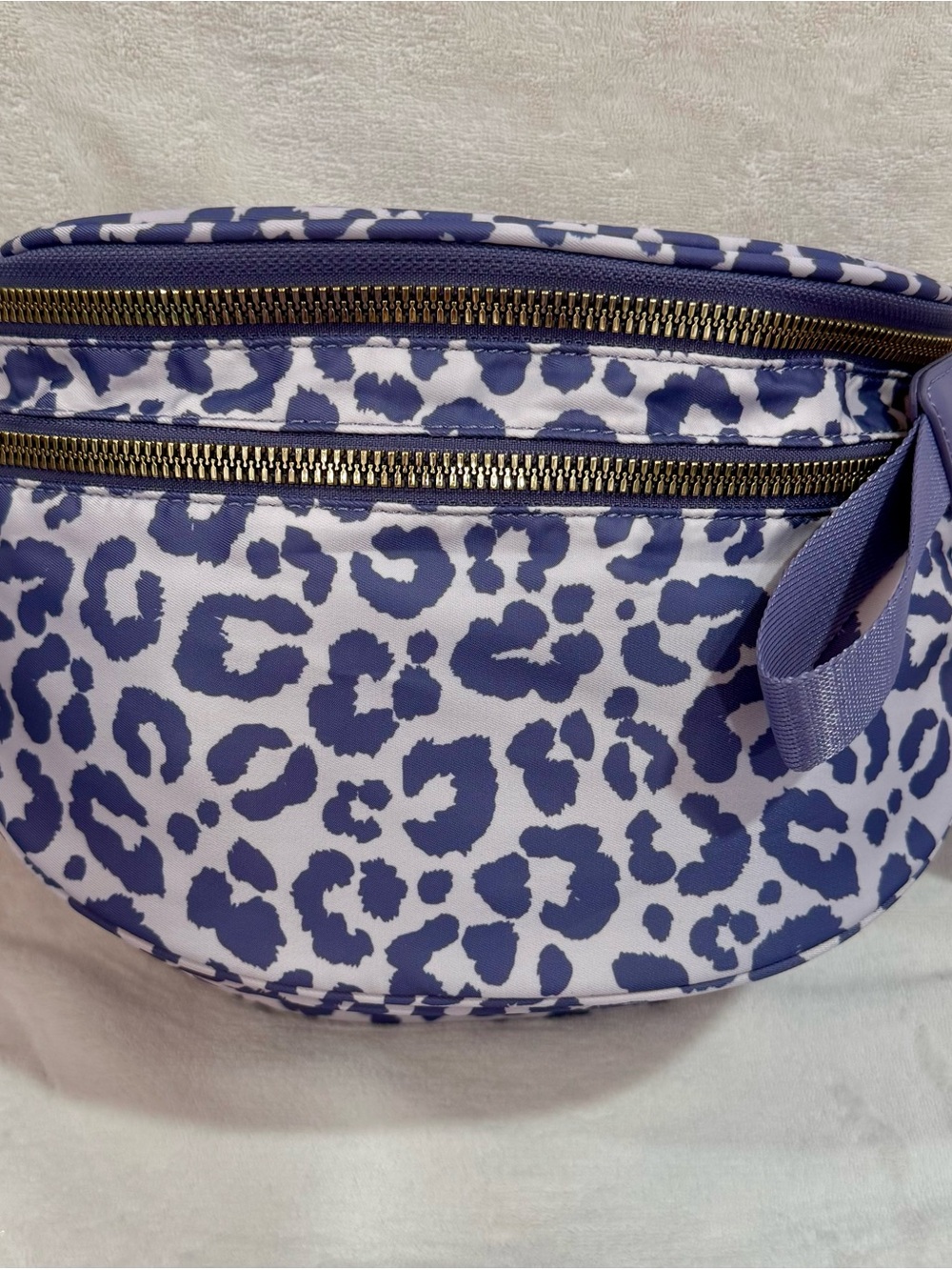 New Purple Leopard Print Crossbody Bum Bag